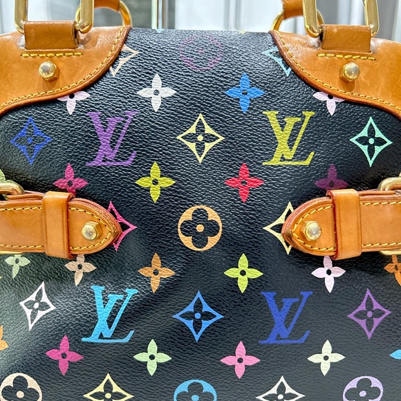 Louis Vuitton Claudia Black Multicolored Murakami Bag - Picture 6 of 17